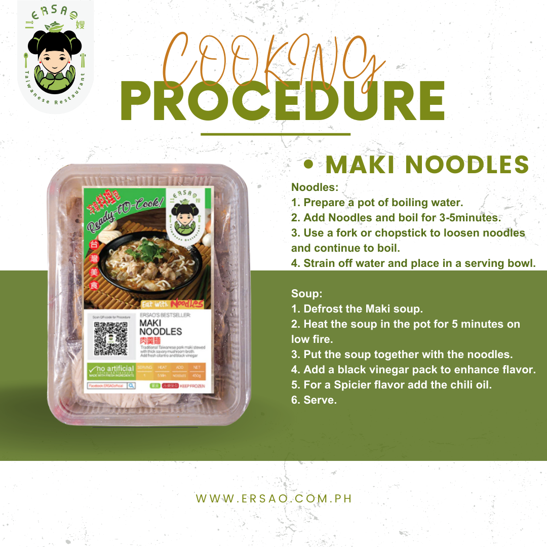 Maki Noodles Ready-to-Cook 肉羹麵 料理包