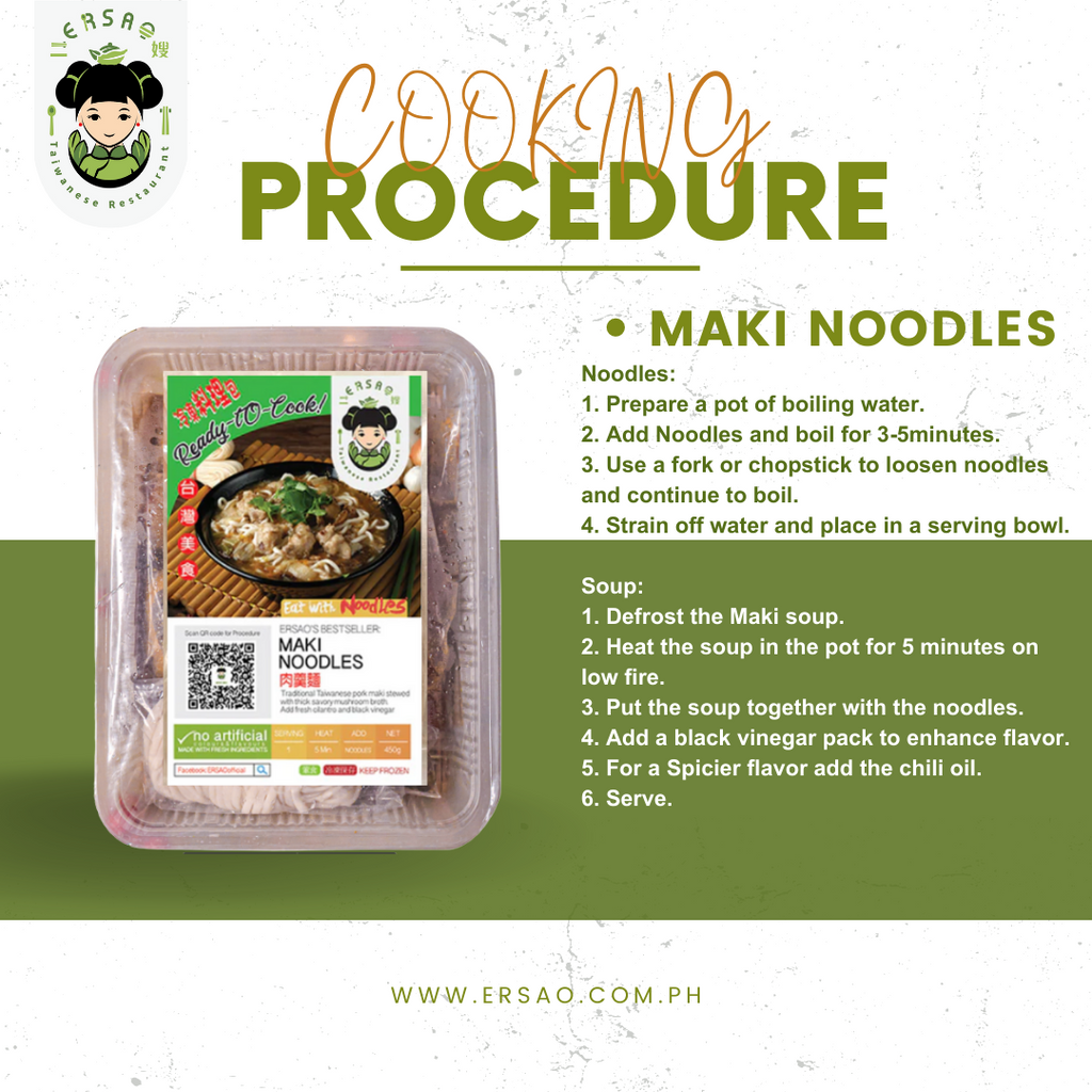 Maki Noodles Ready-to-Cook  肉羹麵 料理包